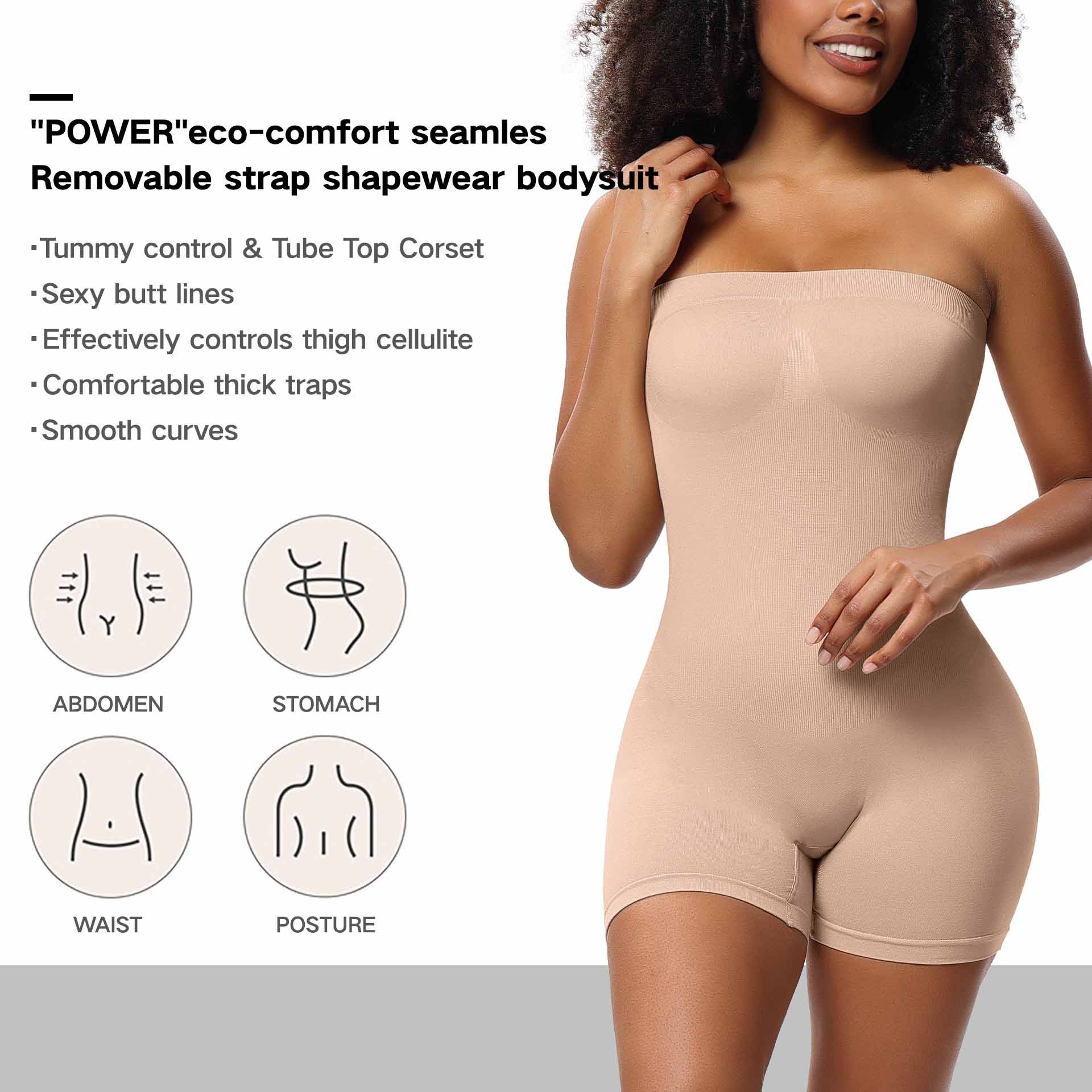 Women's Thin Body Shaper Strapless Colombian Fajas