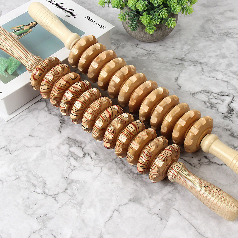 Professional Body Sculpting Wooden Curved Roller Massage