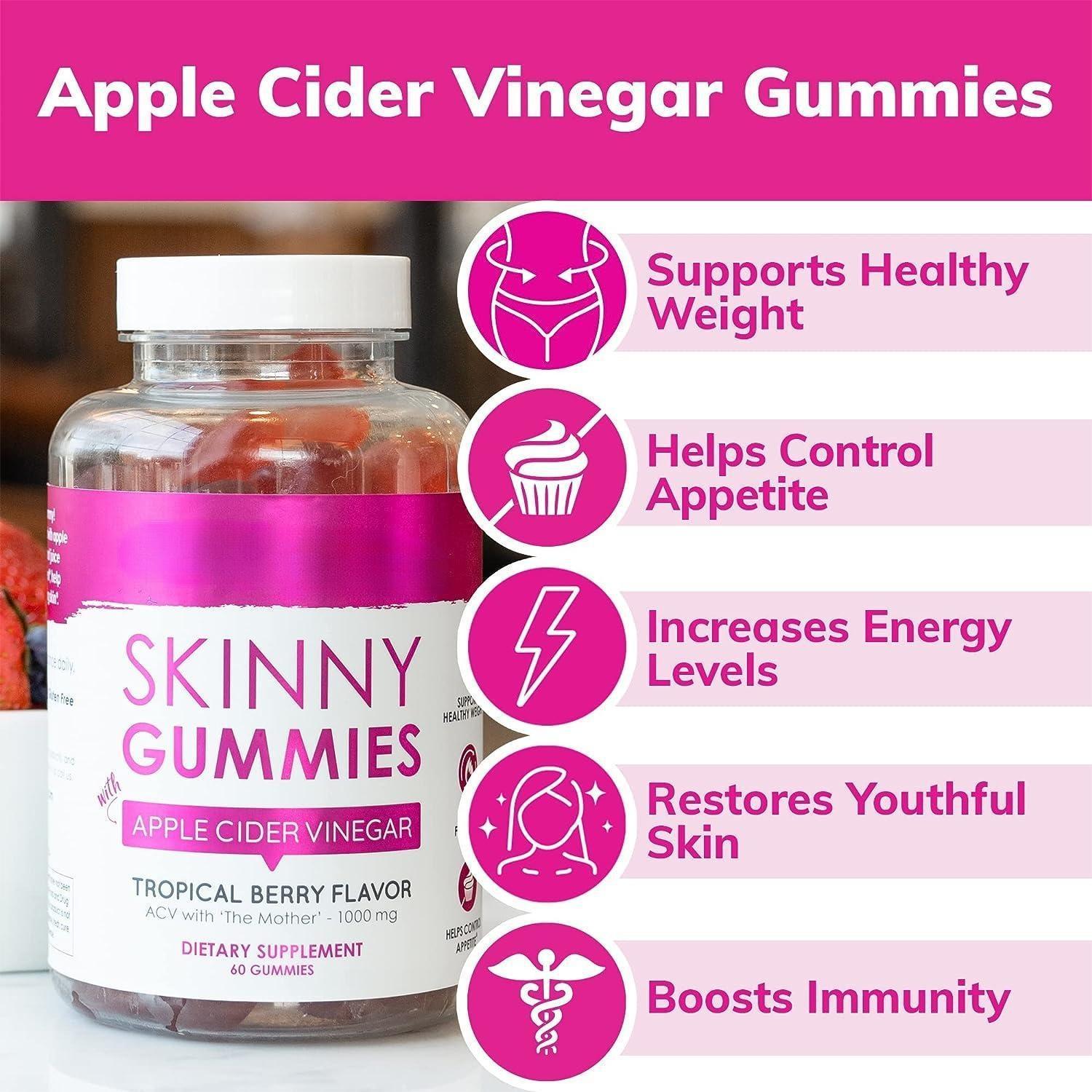 Gummies with the Vitamin B12 Vitamin B6 for Detox Energy Weight Management & Skin Support