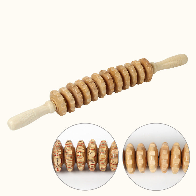 Professional Body Sculpting Wooden Curved Roller Massage