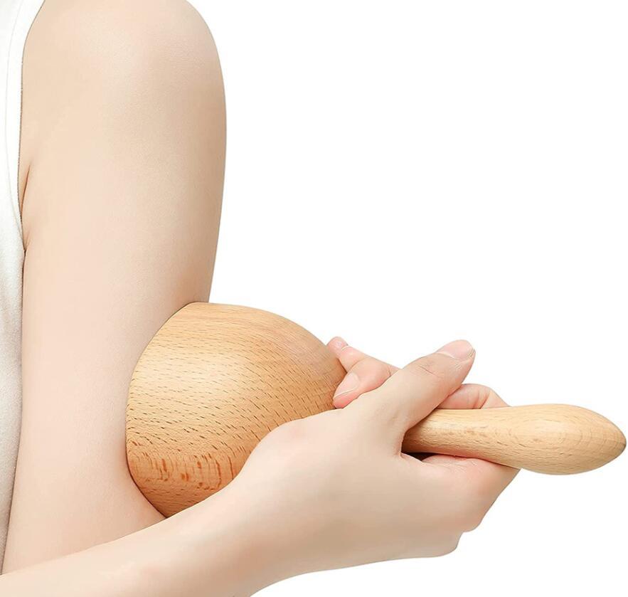Wooden Handheld Massage Cup