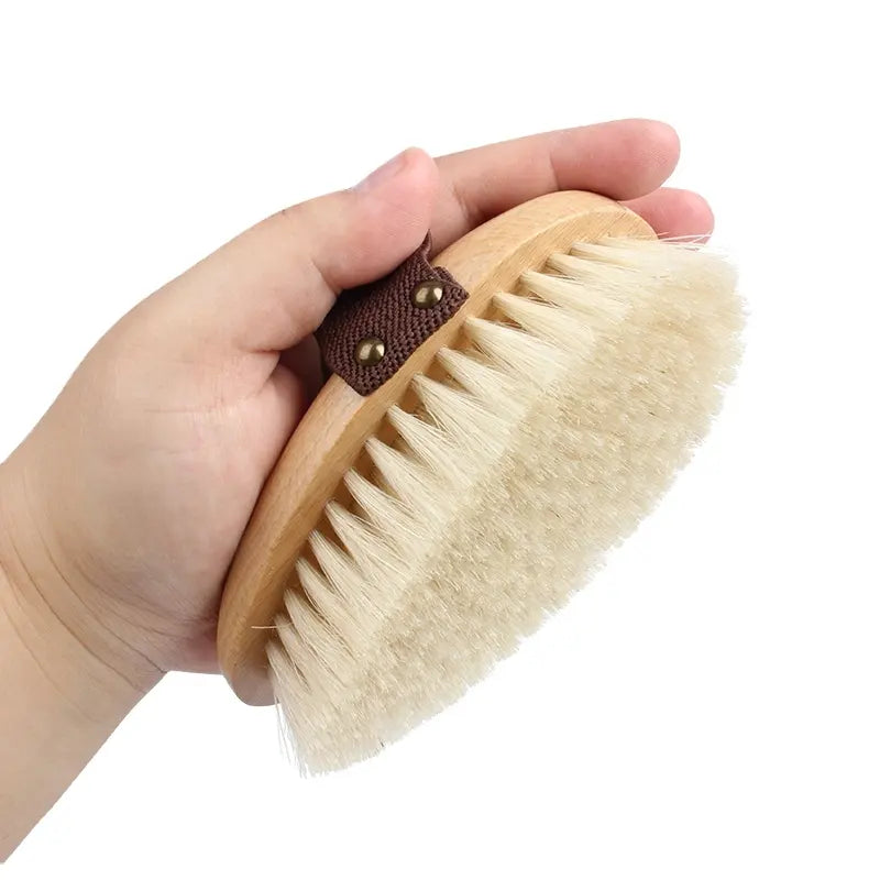 Wooden Cellulite Exfoliating Massage Bath Brush