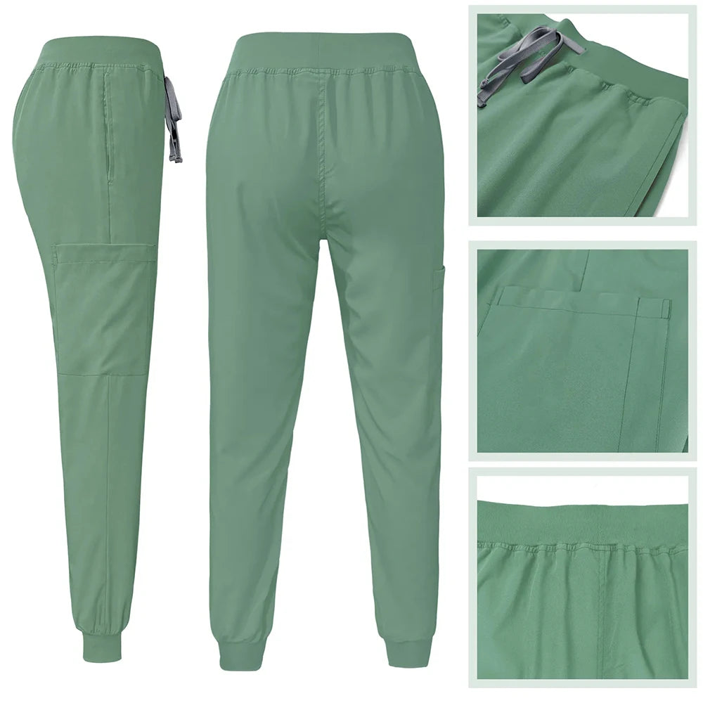 High Quality Doctor Hospital Uniforms Custom Logo Scrub Jumpsuit Women Sets