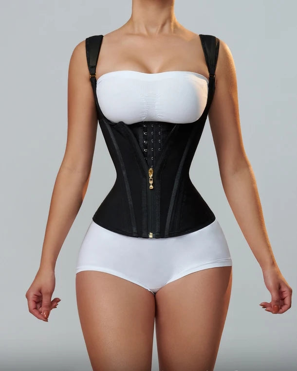 Double-layer Steel Frame Tight-fitting Waist-cinching Body Shaping Top
