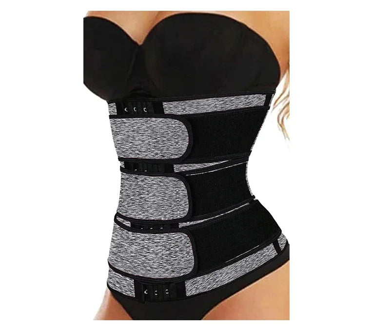 Latex Waist Trainer 3 Rows Hooks Closure Waist Trimmer Shaper