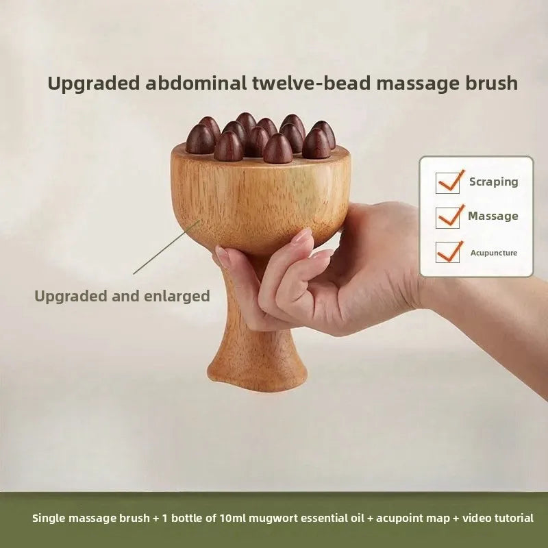 Lymphatic Therapy Massager Roller Wooden Massage Stick