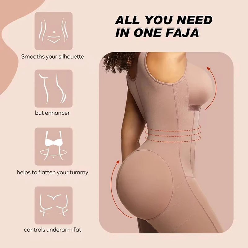 Colombian Faja Bodysuit – Stage 2 High Compression Shapewear