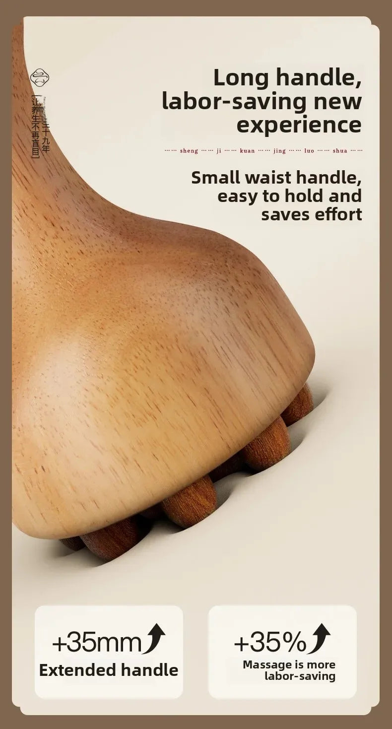 Lymphatic Therapy Massager Roller Wooden Massage Stick