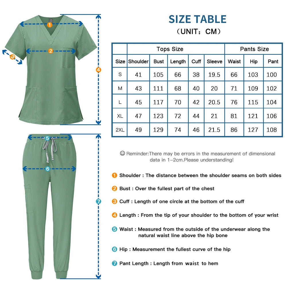 High Quality Doctor Hospital Uniforms Custom Logo Scrub Jumpsuit Women Sets