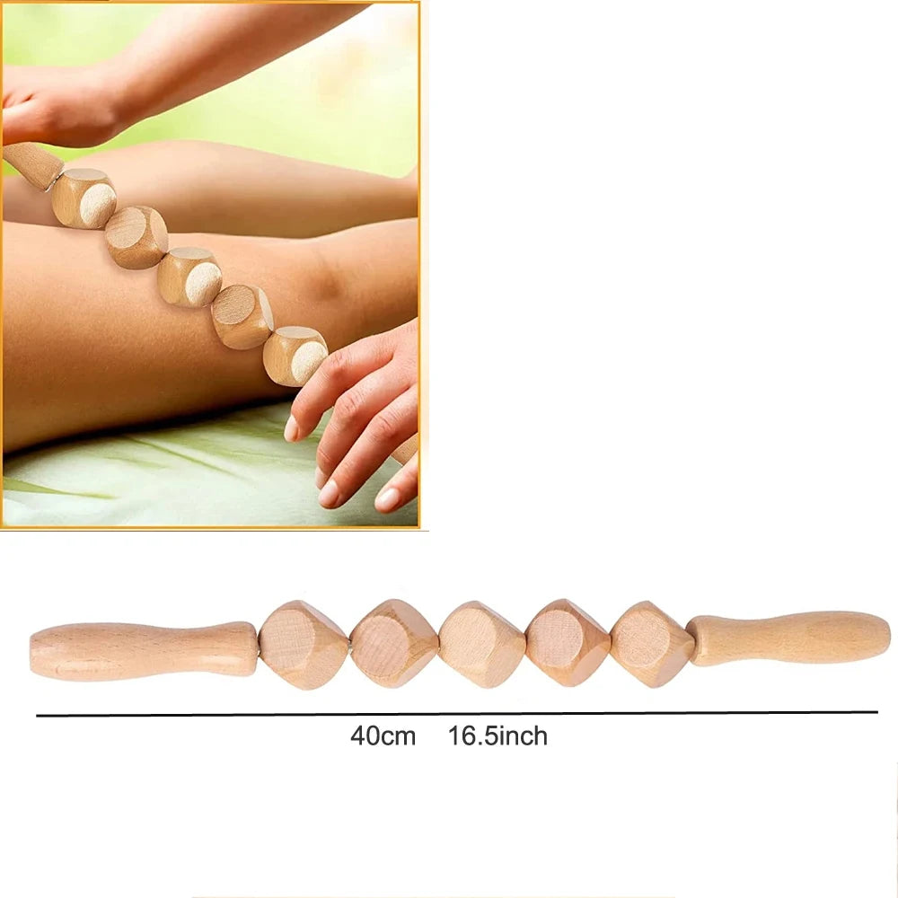 Wood Therapy Massage Tools Set Wooden Massage Tools