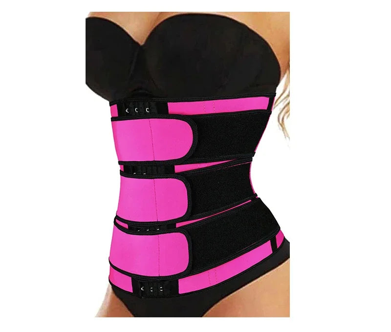Latex Waist Trainer 3 Rows Hooks Closure Waist Trimmer Shaper