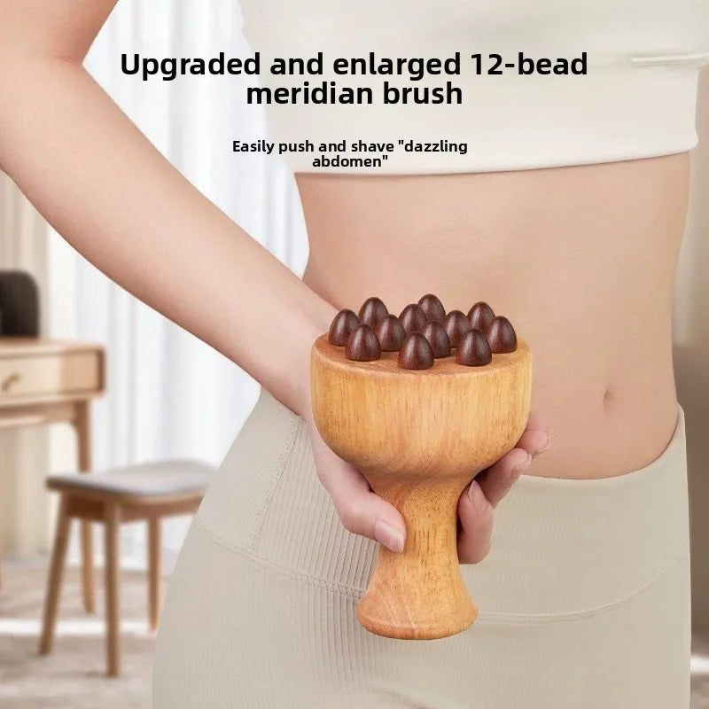 Lymphatic Therapy Massager Roller Wooden Massage Stick