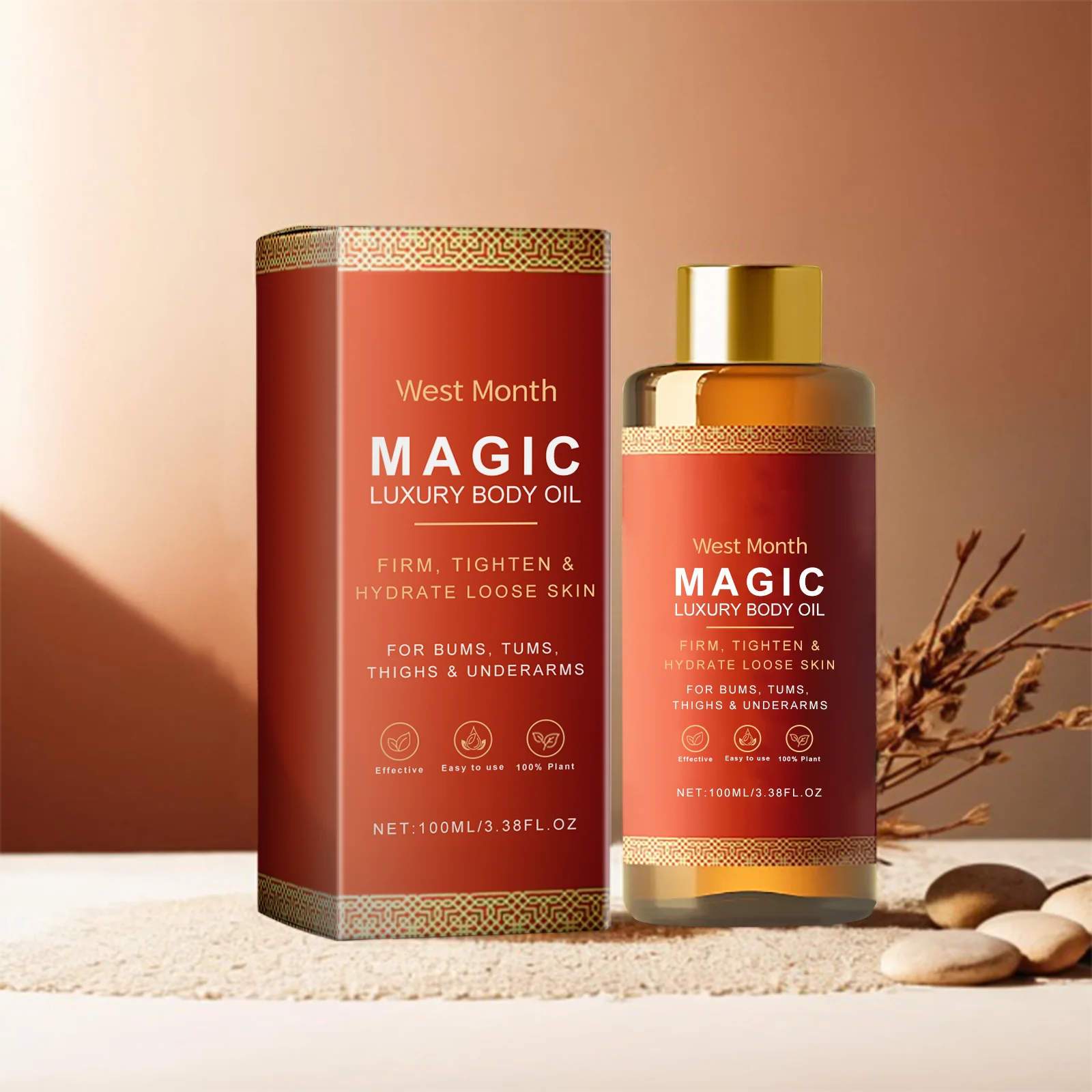 Tightening Body Oil Nourishing Lifting Firming Smooth Anti Cellulite