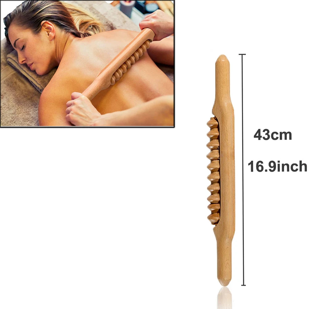 Wood Therapy Massage Tools Set Wooden Massage Tools