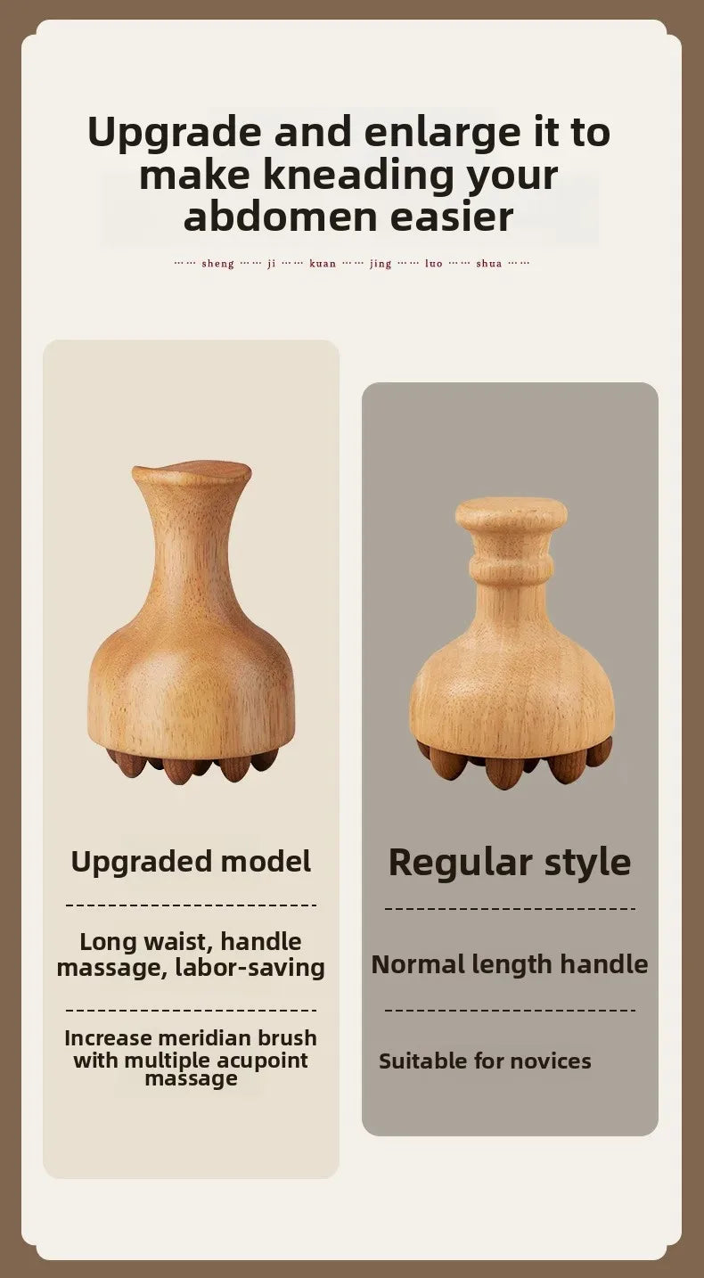 Lymphatic Therapy Massager Roller Wooden Massage Stick