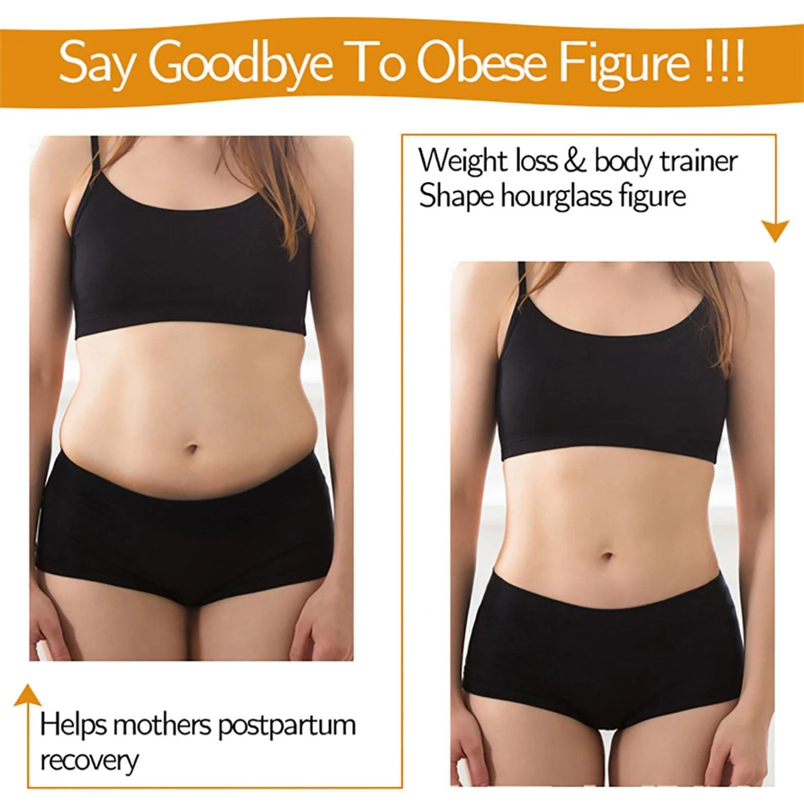 Sauna Suit Sweat Pants for Women High Waist Slimming Shorts