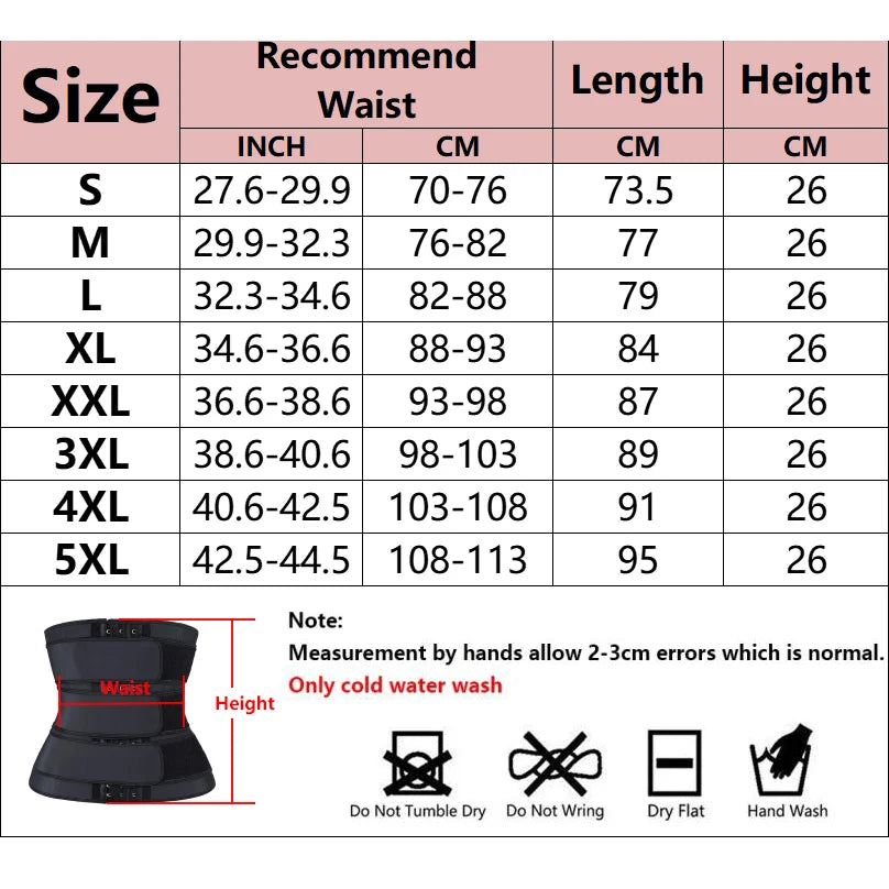 Latex Waist Trainer 3 Rows Hooks Closure Waist Trimmer Shaper