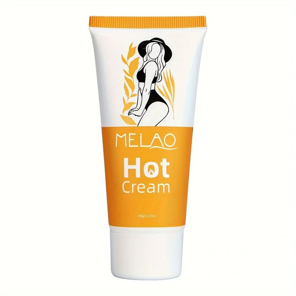 MELAO Hot Cream Massage Gel - Natural and 87% Organic Anti Cellulite Slimming Lotion