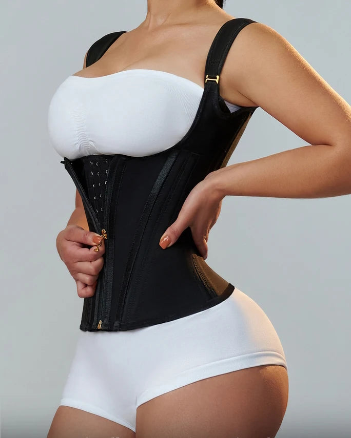 Double-layer Steel Frame Tight-fitting Waist-cinching Body Shaping Top