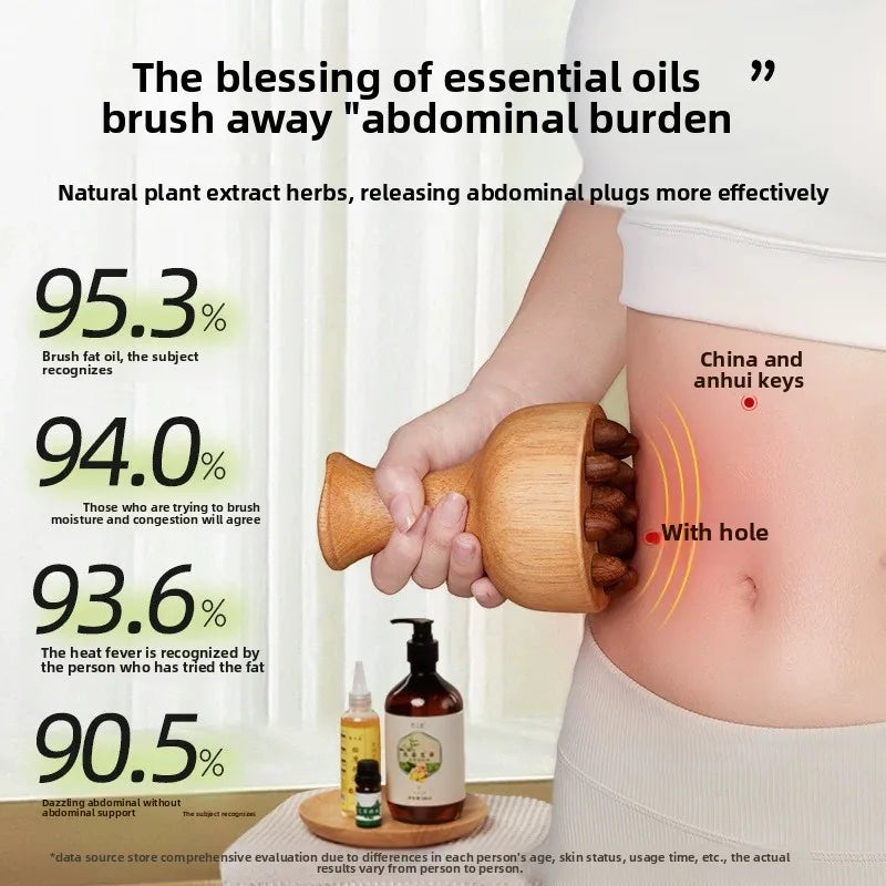 Lymphatic Therapy Massager Roller Wooden Massage Stick