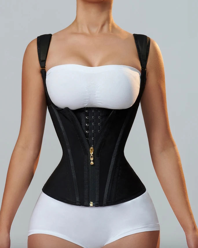 Double-layer Steel Frame Tight-fitting Waist-cinching Body Shaping Top