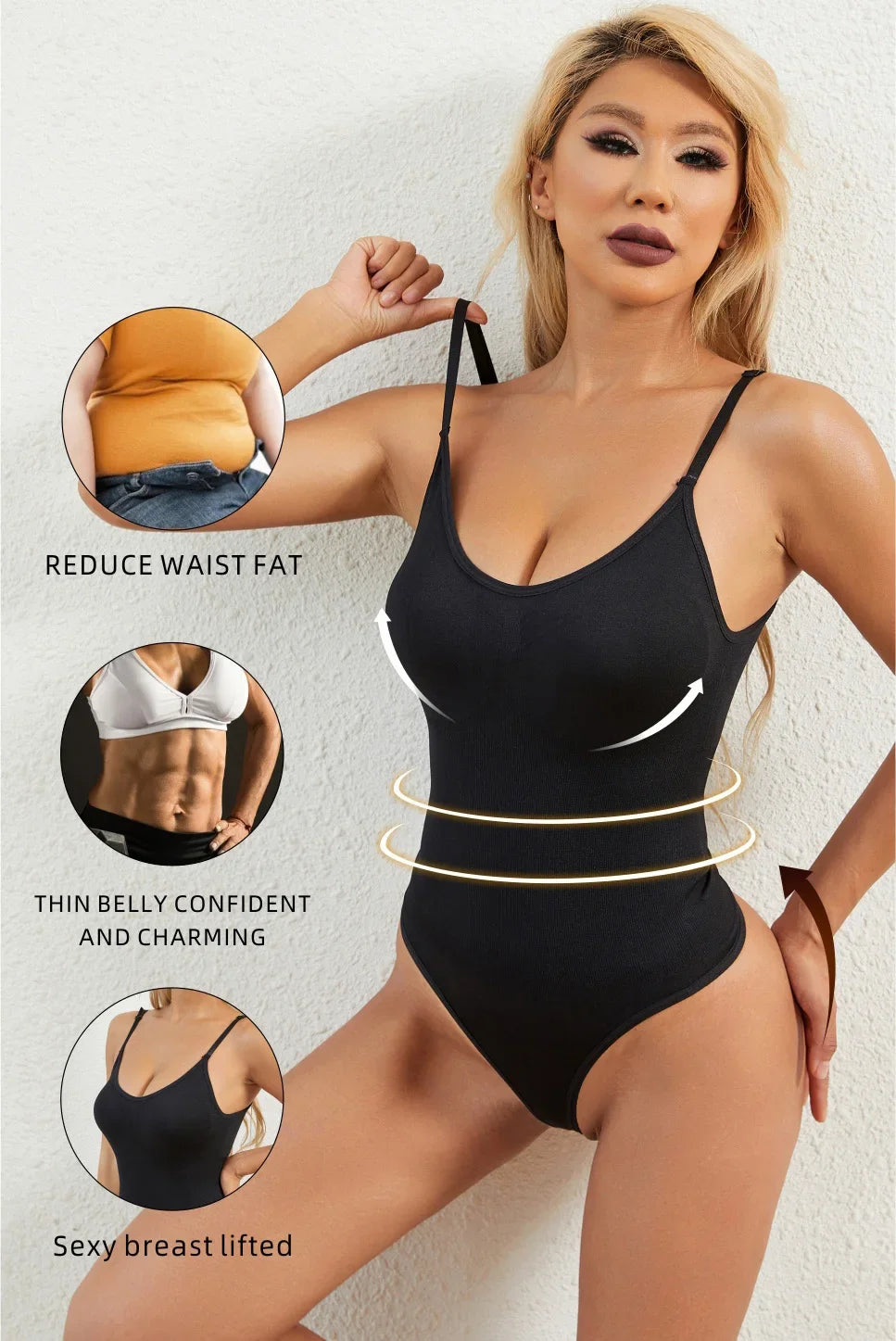 Custom Body Shaping Waist Trainer Thong Sculpting Tummy Control