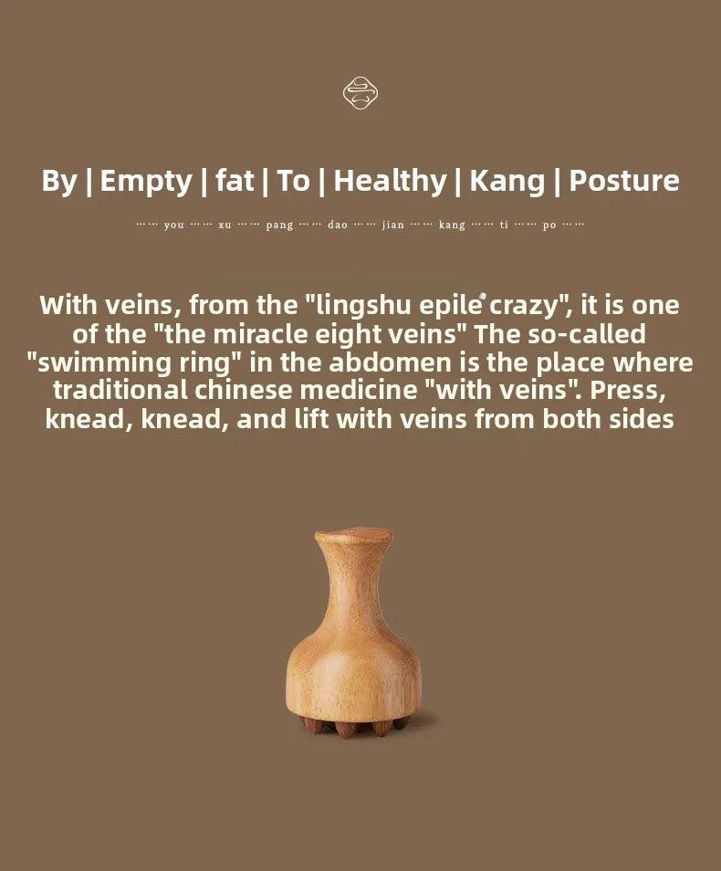 Lymphatic Therapy Massager Roller Wooden Massage Stick