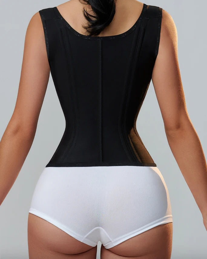 Double-layer Steel Frame Tight-fitting Waist-cinching Body Shaping Top