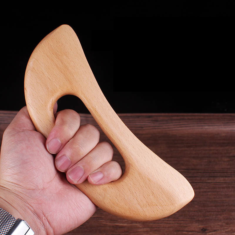 Wooden Massage Paddle Product Guasha Anti Cellulite Set