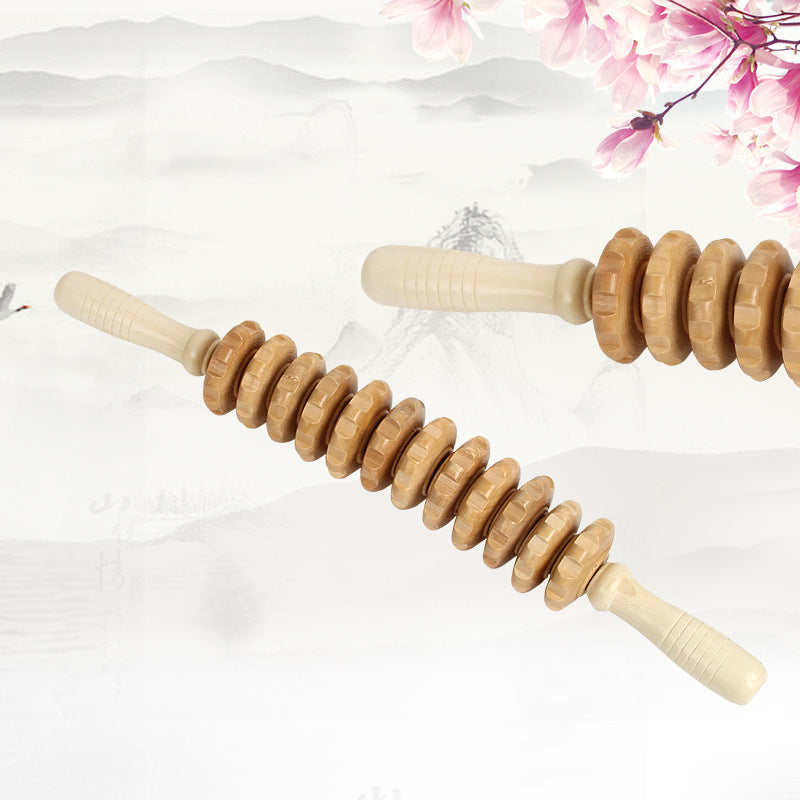 Professional Body Sculpting Wooden Curved Roller Massage